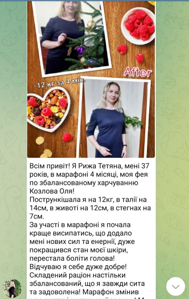 Результати моїх клієнтів з Herbalife